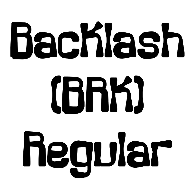 Backlash (BRK) Regular Creazilla