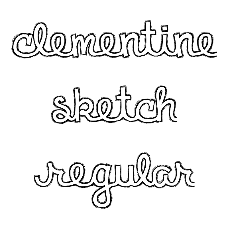 Clementine Sketch Regular font Free fonts on Creazilla Creazilla