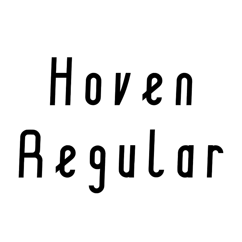 Hoven Regular font Free fonts on Creazilla Creazilla