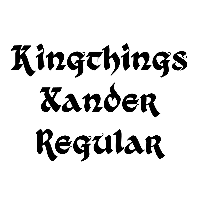 Kingthings Xander Regular Creazilla