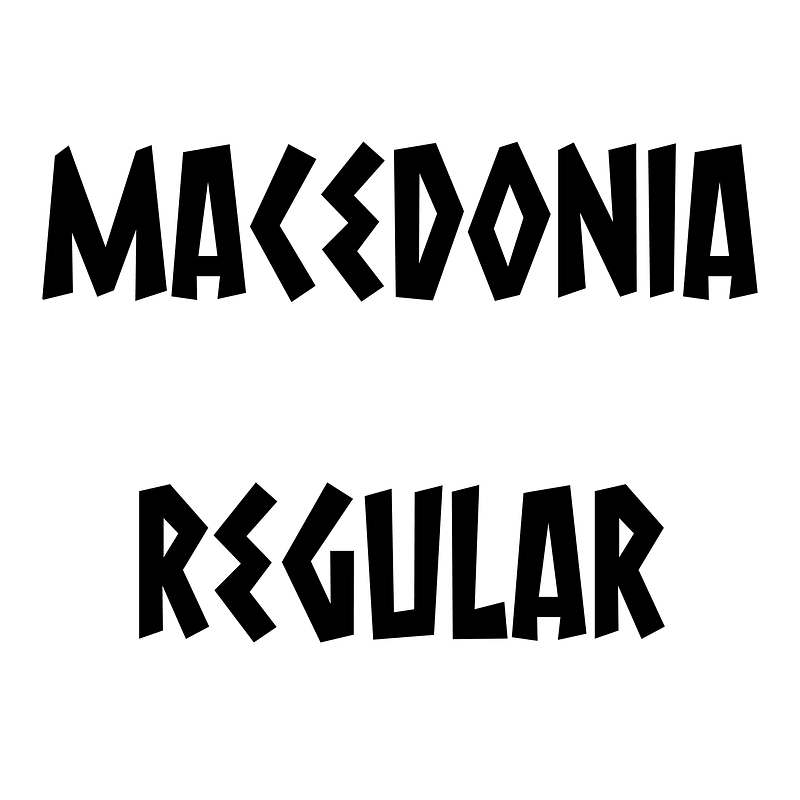 Macedonia Regular Creazilla