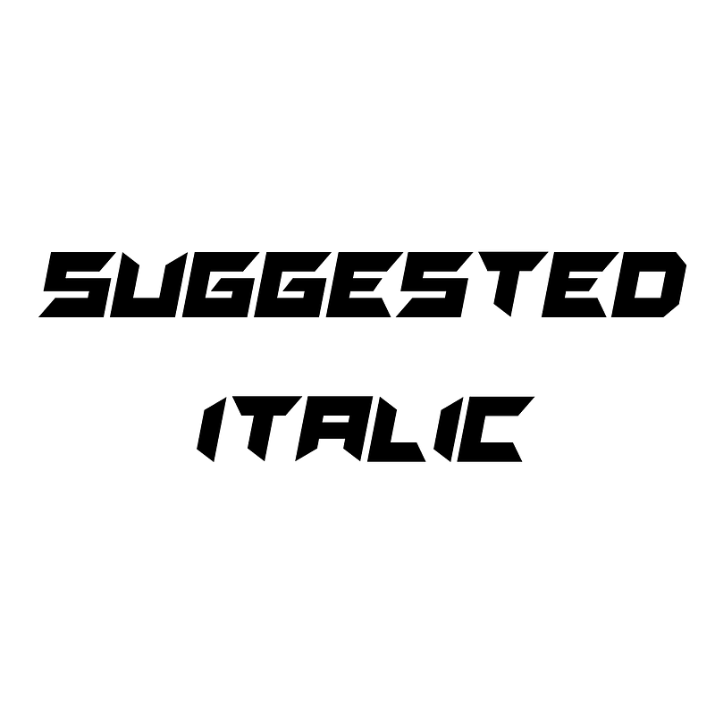 Suggested Italic font Free fonts on Creazilla Creazilla