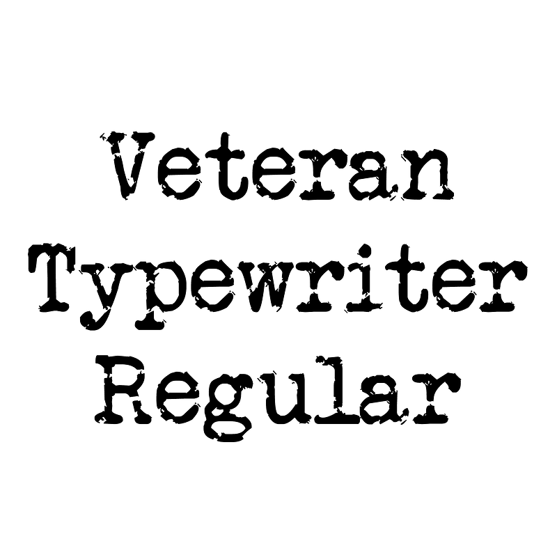 Veteran Typewriter Regular font