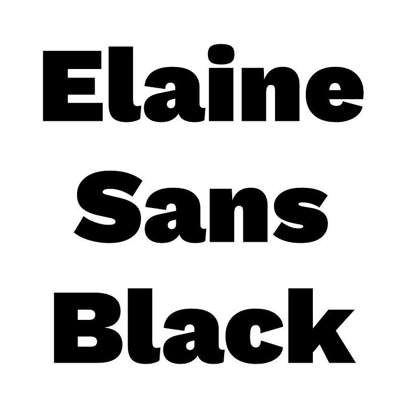 Elaine Sans Black Creazilla