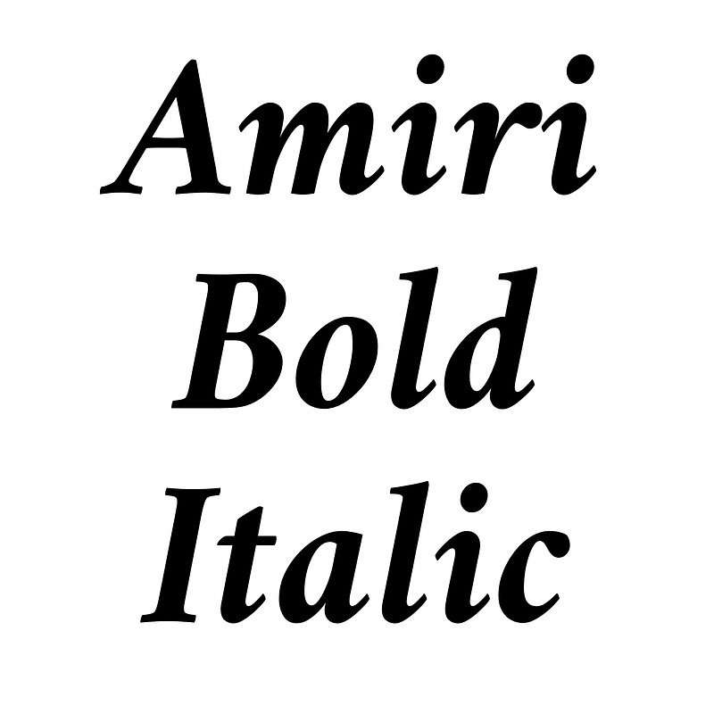 Amiri Bold Italic font Free fonts on Creazilla Creazilla