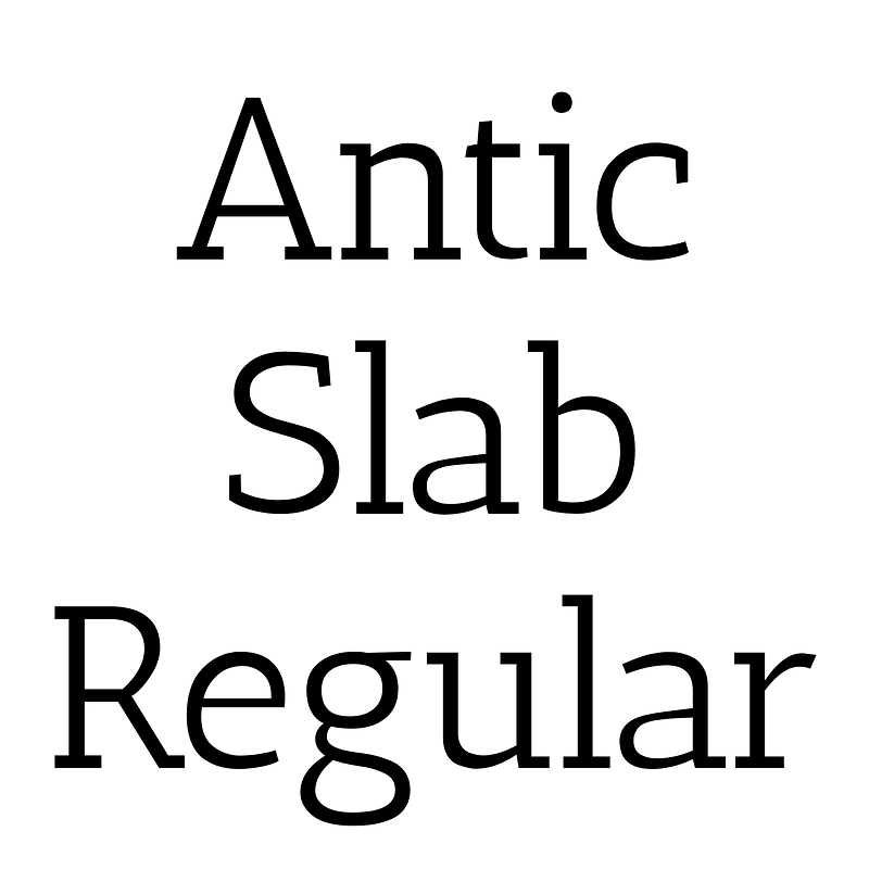 Antic Slab Regular Creazilla