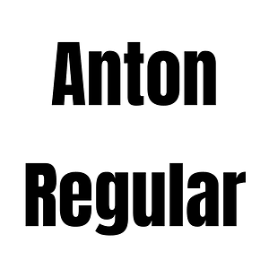 Anton Regular Free fonts on creazilla com