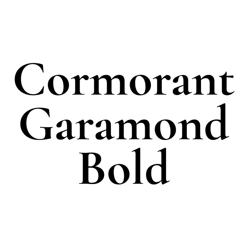 Cormorant Garamond Bold font - Free fonts on Creazilla | Creazilla