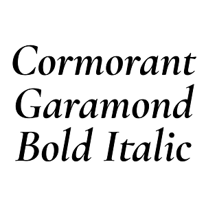 Cormorant Garamond Bold font - Free fonts on Creazilla | Creazilla