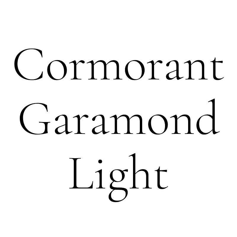 Cormorant Garamond Light font - Free fonts on Creazilla | Creazilla