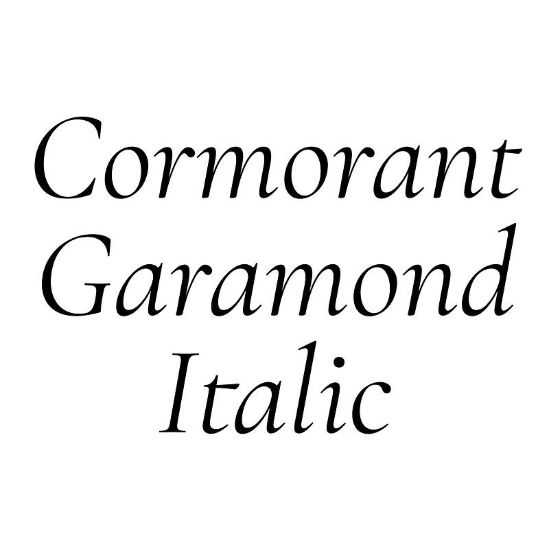 Cormorant Garamond Italic font Free fonts on Creazilla Creazilla
