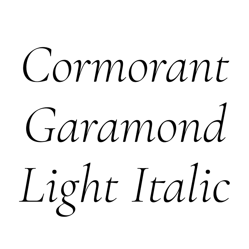 Cormorant Garamond Light Italic font Free fonts on Creazilla Creazilla