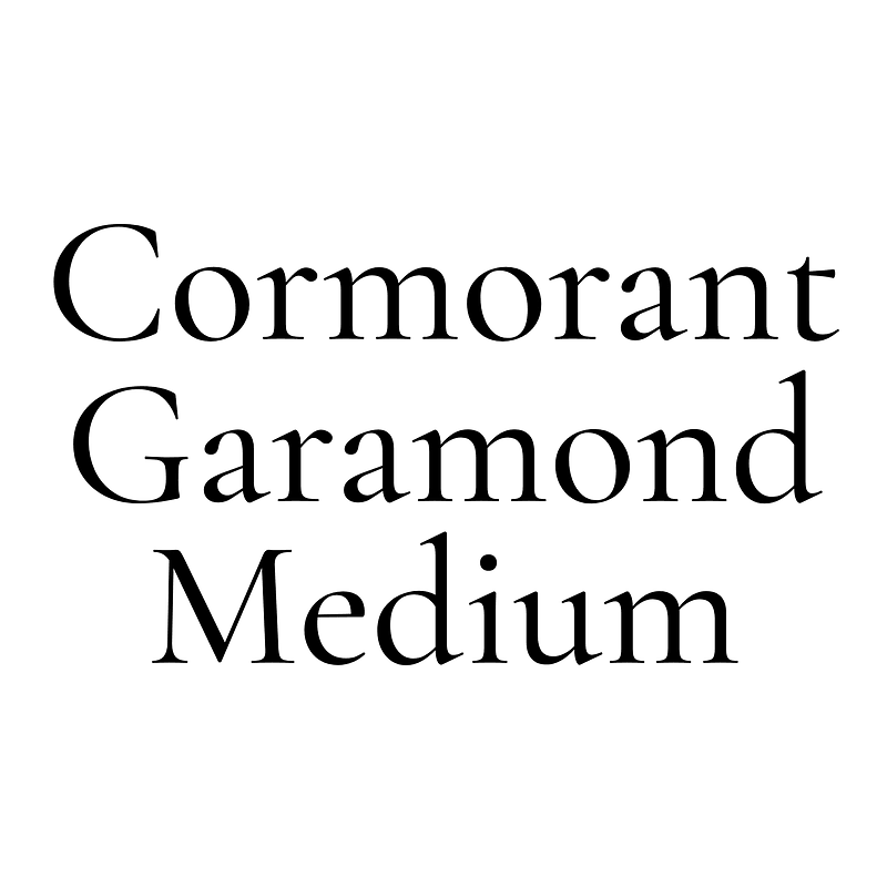 Cormorant Garamond Medium - Free fonts on creazilla.com