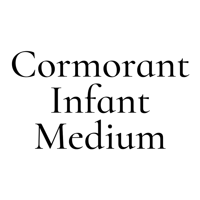 Cormorant Infant Medium Creazilla