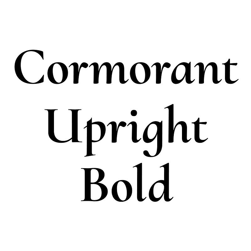 Cormorant Upright Bold Creazilla