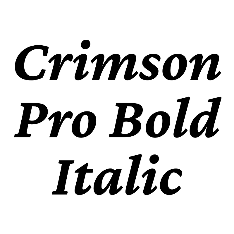 Crimson Pro Bold Italic font Free fonts on Creazilla Creazilla