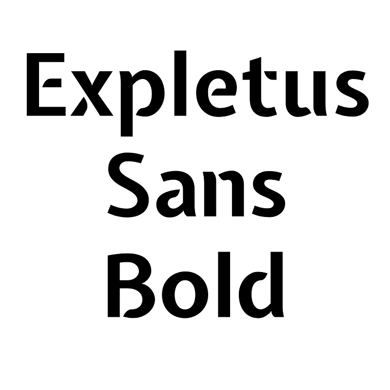 Expletus Sans Bold font Free fonts on Creazilla Creazilla