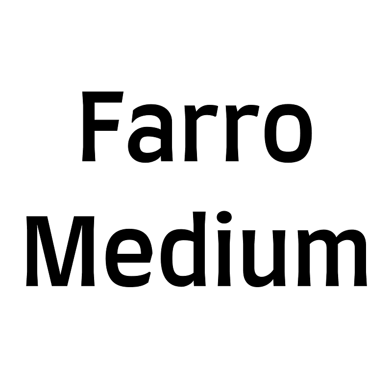 Farro Medium font Free fonts on Creazilla Creazilla