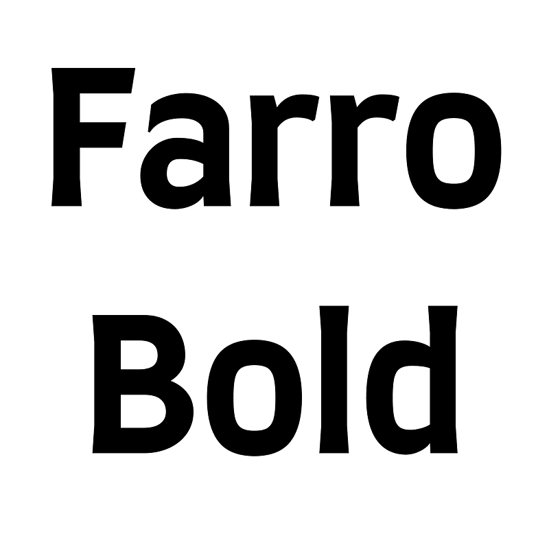 Farro Bold font Free fonts on Creazilla Creazilla