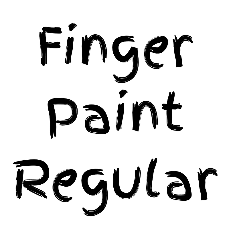 Finger Paint Regular font Free fonts on Creazilla Creazilla