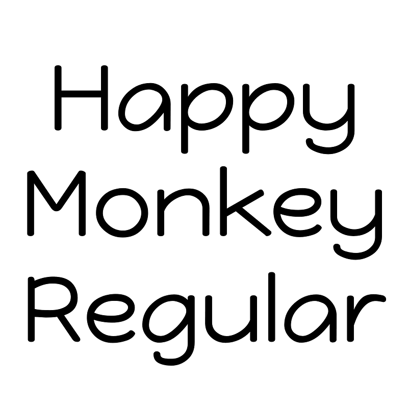 Happy Monkey Regular Creazilla