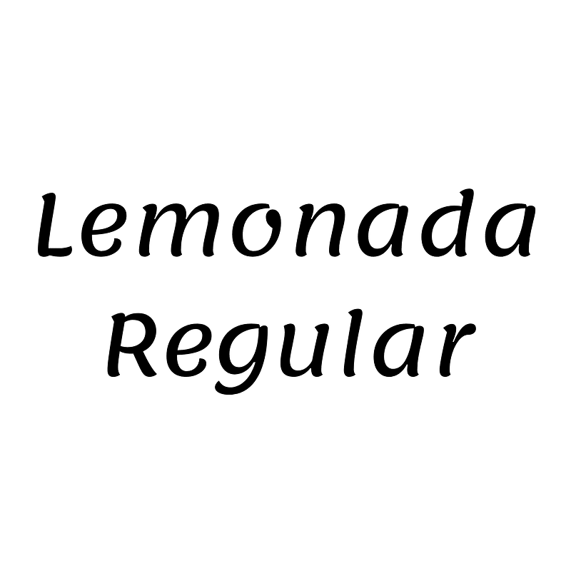 Lemonada Regular font Free fonts on Creazilla Creazilla