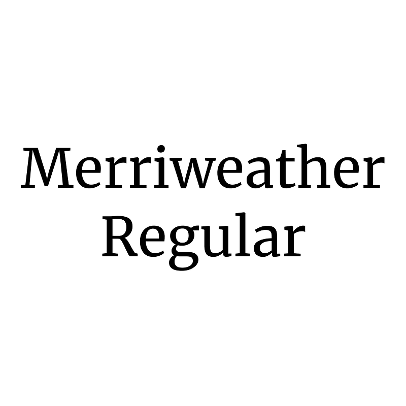 Merriweather Regular font Free fonts on Creazilla Creazilla