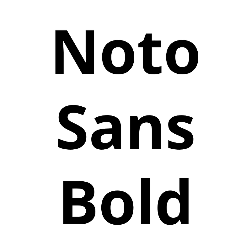 Noto Sans Bold font Free fonts on Creazilla Creazilla