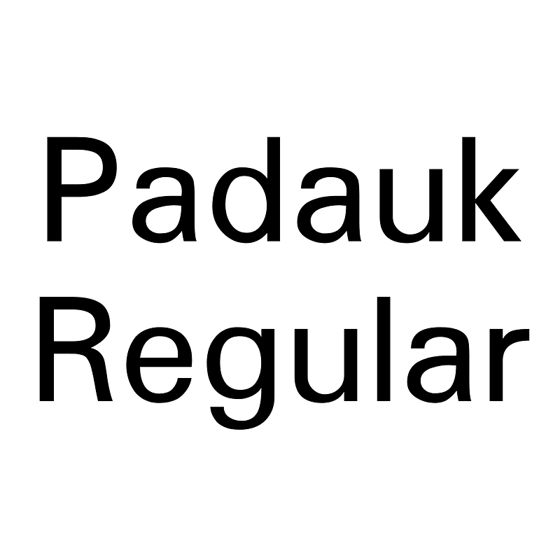 Padauk Regular font Free fonts on Creazilla Creazilla