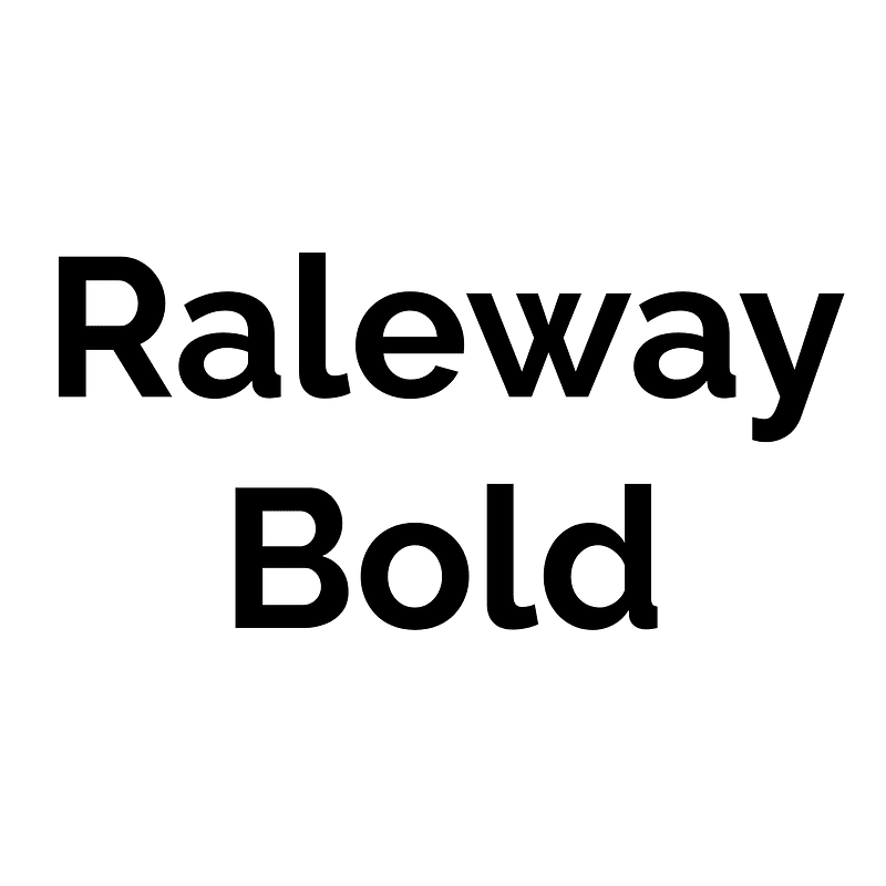 Raleway Bold font Free fonts on Creazilla Creazilla