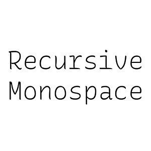 Recursive Monospace, Casual Black font - Free fonts on Creazilla ...