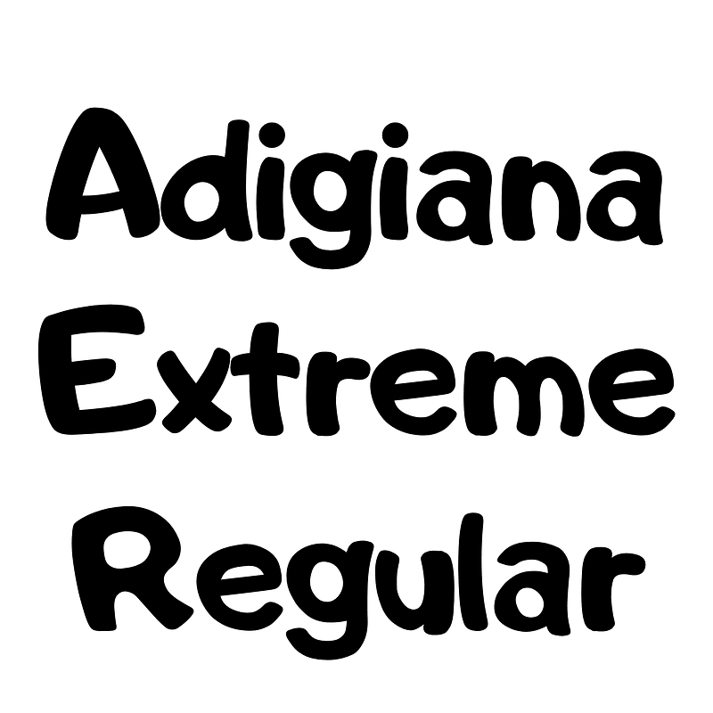 Adigiana Extreme Regular font Free fonts on Creazilla Creazilla