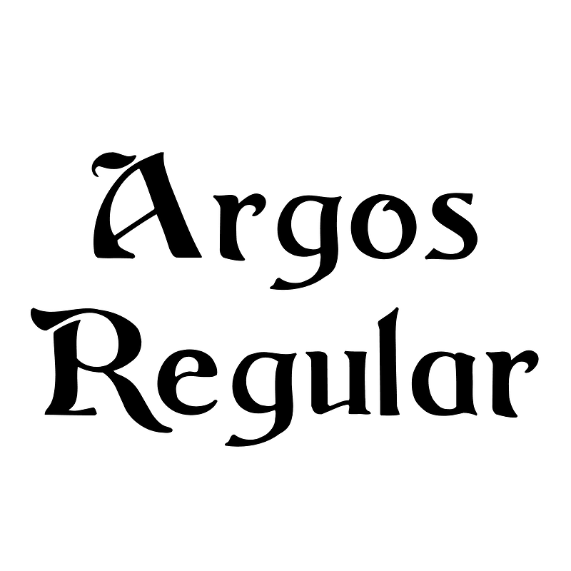 Argos Regular font Free fonts on Creazilla Creazilla
