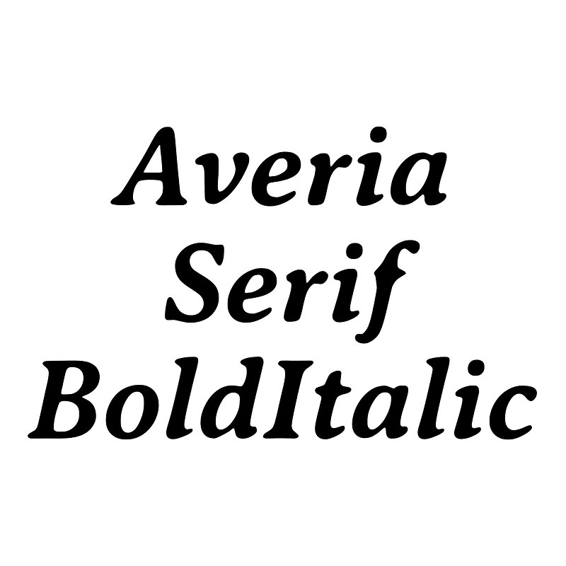 Averia Serif BoldItalic font Free fonts on Creazilla Creazilla