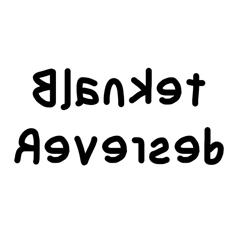 Blanket Reversed font Free fonts on Creazilla Creazilla