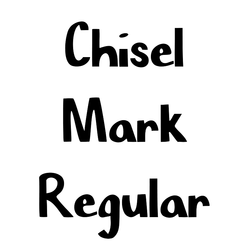 Chisel Mark Regular font Free fonts on Creazilla Creazilla