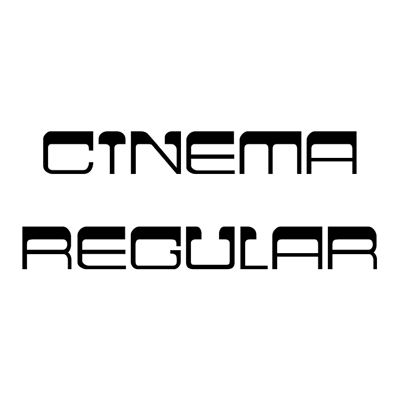 Cinema Regular font Free fonts on Creazilla Creazilla