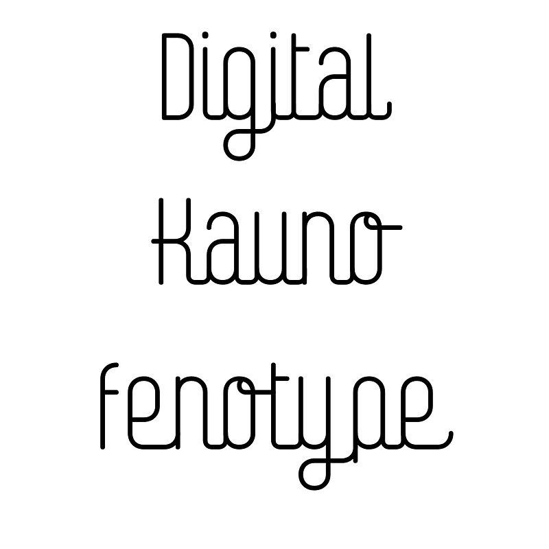 Digital Kauno fenotype font Free fonts on Creazilla Creazilla