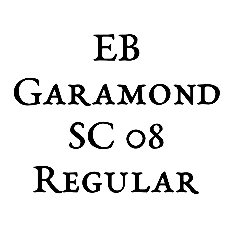 EB Garamond SC 08 Regular Creazilla