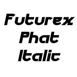 Futurex Phat Italic - Free fonts on creazilla.com