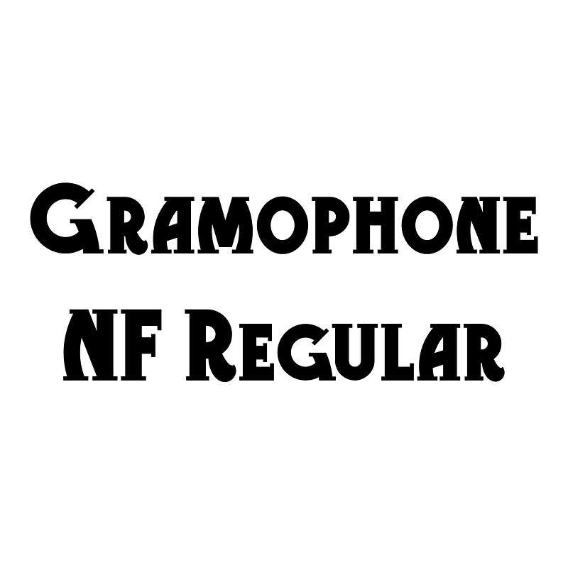 Gramophone NF Regular font Free fonts on Creazilla Creazilla