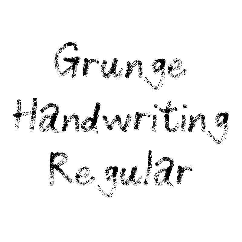 Grunge Handwriting Regular font Free fonts on Creazilla Creazilla