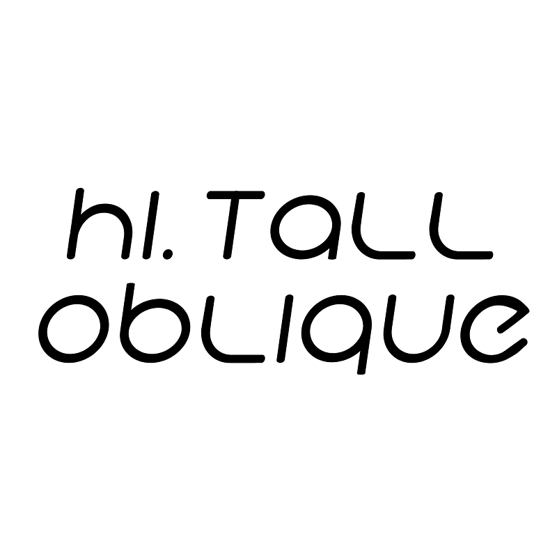 Hi. Tall Oblique font Free fonts on Creazilla Creazilla