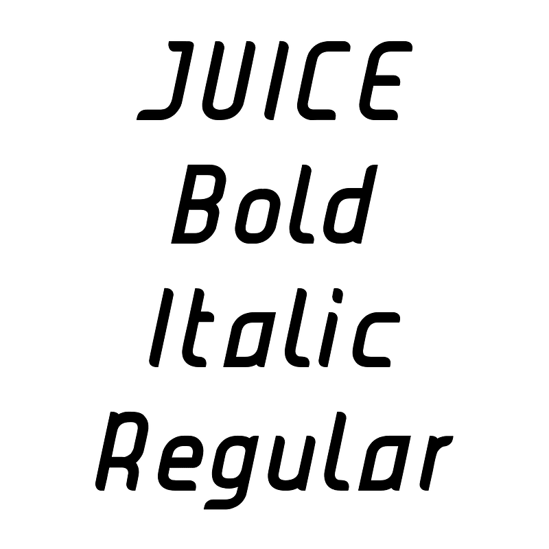 JUICE Bold Italic Regular font Free fonts on Creazilla Creazilla