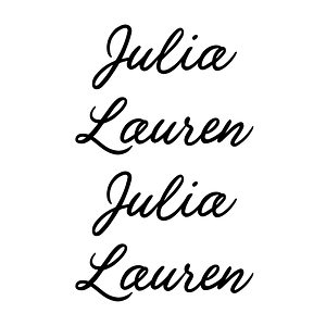 Julia Lauren Julia Lauren - Free fonts on creazilla.com