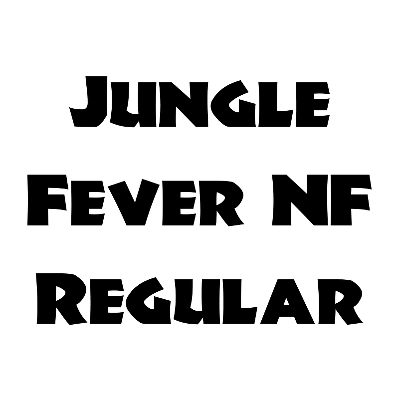 Jungle Fever NF Regular - Free fonts on creazilla.com