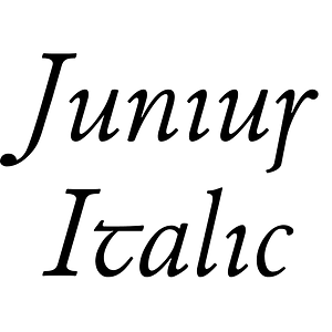 Junius BoldItalic Creazilla
