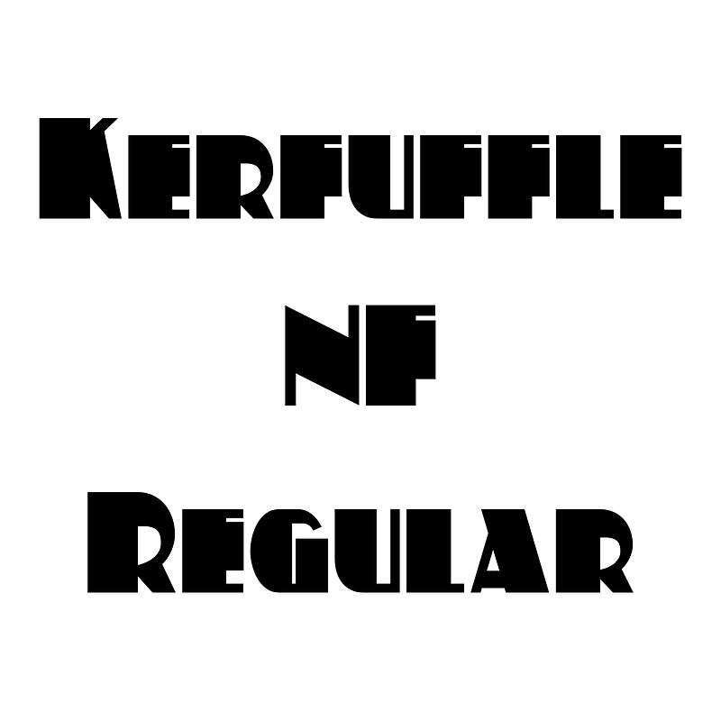 Kerfuffle NF Regular font Free fonts on Creazilla Creazilla