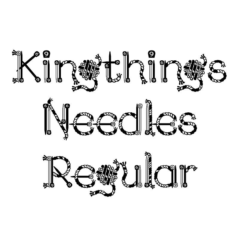 Kingthings Needles Regular font Free fonts on Creazilla Creazilla