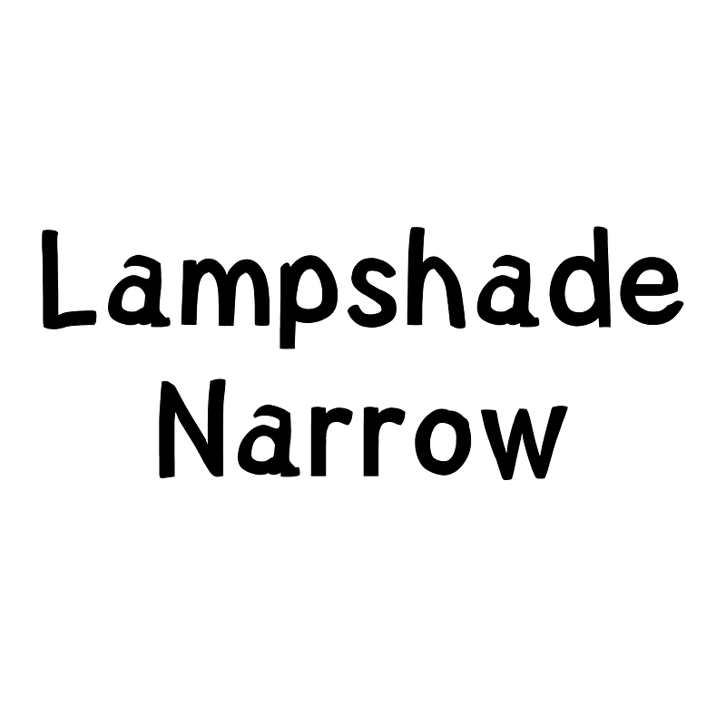 Lampshade Narrow font Free fonts on Creazilla Creazilla